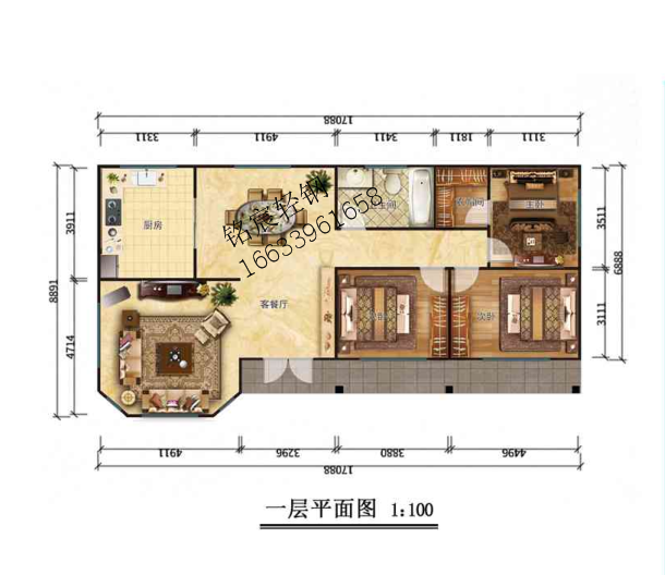 160平米一層輕鋼結構房屋