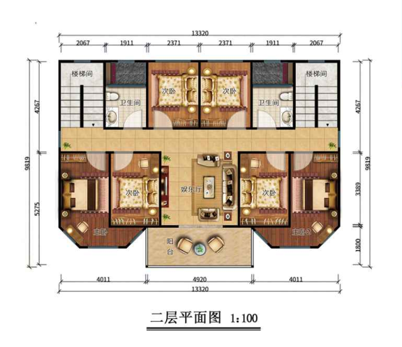 230平米歐式二層輕鋼別墅