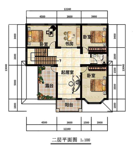 340平米新中式二層輕鋼別墅