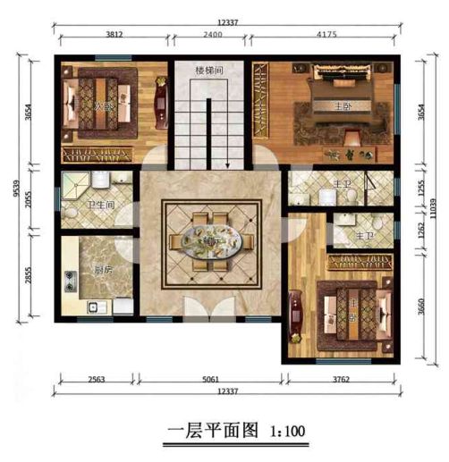 歐式270平米鋼結構別墅住宅