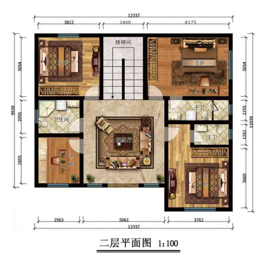 歐式270平米鋼結構別墅住宅