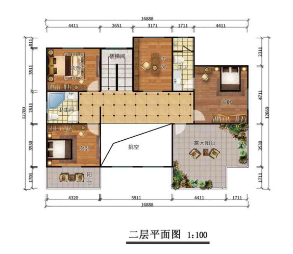 360平米新中式輕鋼別墅