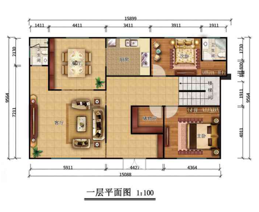 二層270平米裝配式鋼結(jié)構(gòu)農(nóng)房