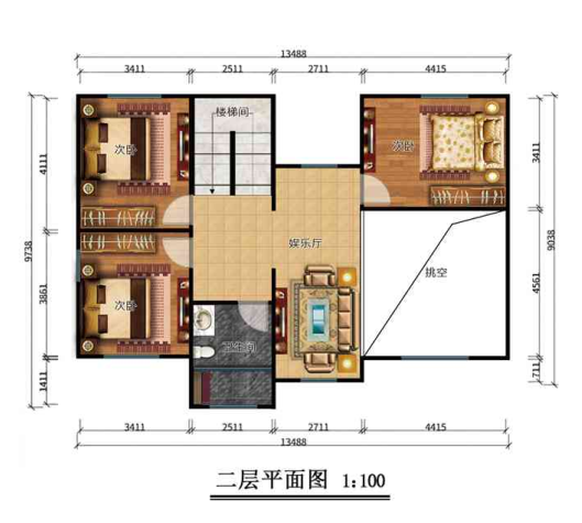 二層260平米裝配式輕鋼建筑