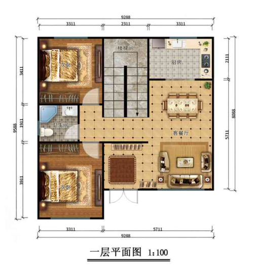 180平米歐式輕鋼別墅