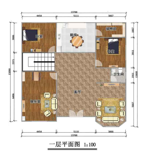 370平米輕鋼結(jié)構(gòu)別墅