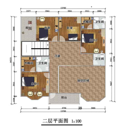 370平米輕鋼結(jié)構(gòu)別墅