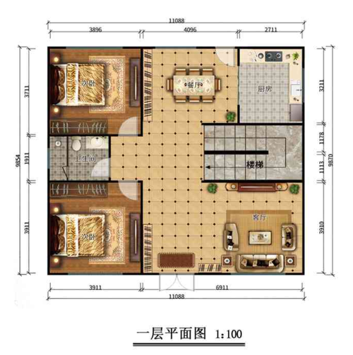 二層210平米輕鋼別墅房屋