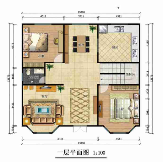 二層330平米鋼結(jié)構(gòu)別墅