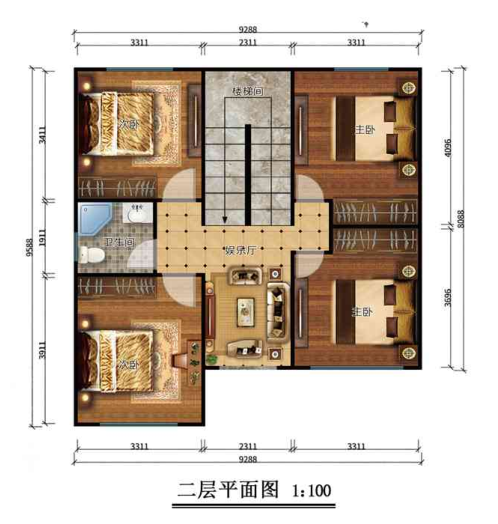 180平米歐式輕鋼別墅