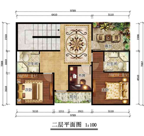 二層150平米歐式風格鋼結(jié)構(gòu)別墅