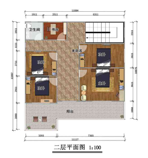 二層230平米歐式鋼結構農(nóng)房