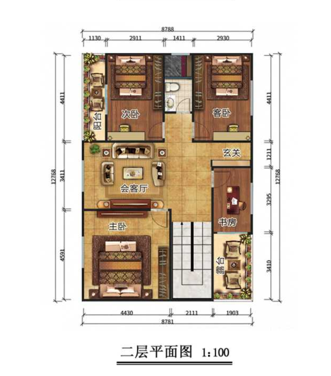 二層240平米歐式風(fēng)格鋼結(jié)構(gòu)農(nóng)房