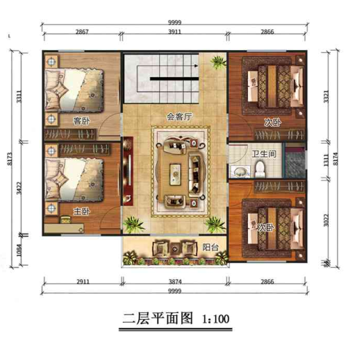 二層170平米歐式裝配式鋼結(jié)構(gòu)農(nóng)房