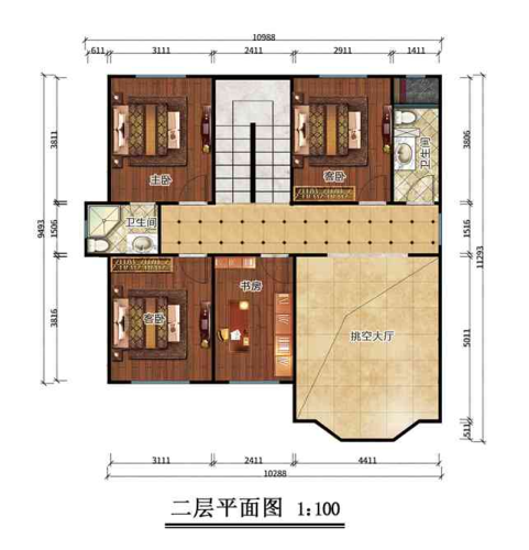 輕鋼別墅戶型圖