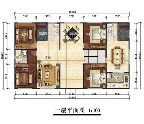 二層372平米歐式風格輕鋼別墅