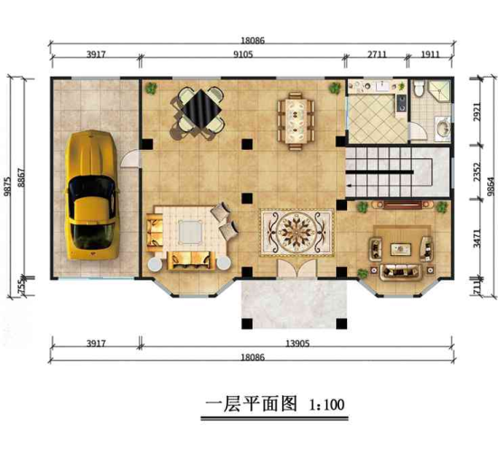 二層323平米歐式輕鋼別墅