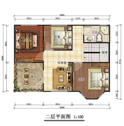 二層149平米歐式輕鋼別墅房屋