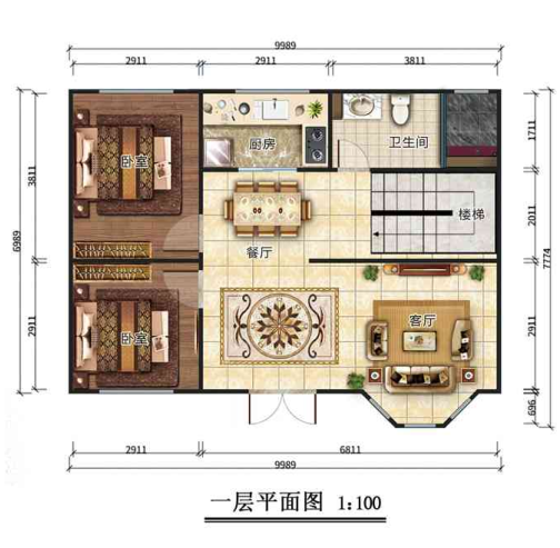 二層149平米歐式輕鋼別墅房屋