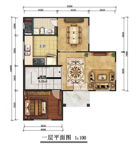 二層142平米歐式輕鋼別墅