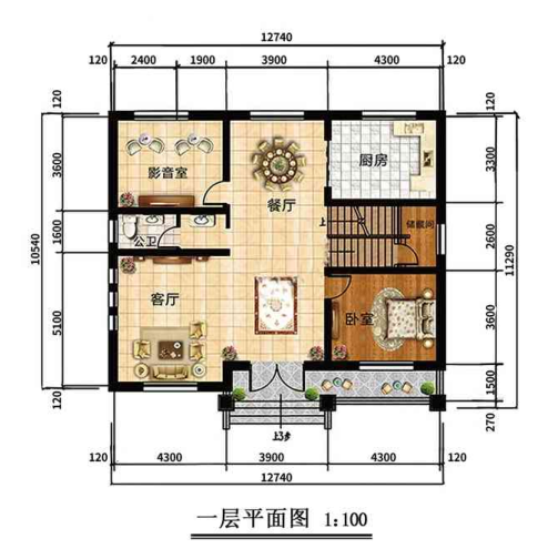 二層271平米歐式輕鋼別墅房屋