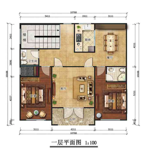 二層217平米歐式風格輕鋼別墅