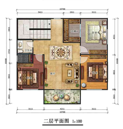 二層217平米歐式風格輕鋼別墅