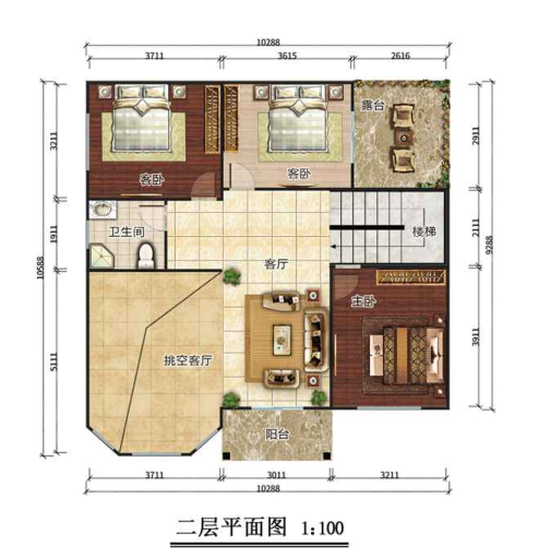 二層207平米歐式輕鋼別墅