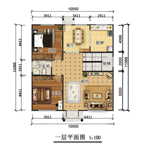 二層227平米歐式輕鋼別墅房屋