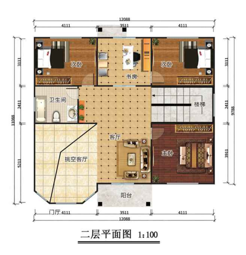 二層264平米歐式輕鋼別墅房屋