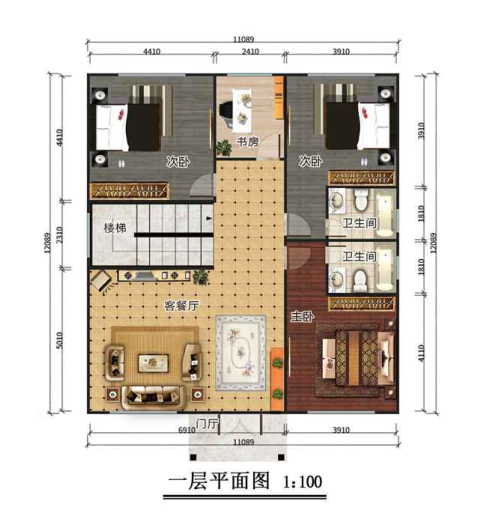 二層288平米歐式輕鋼別墅房屋