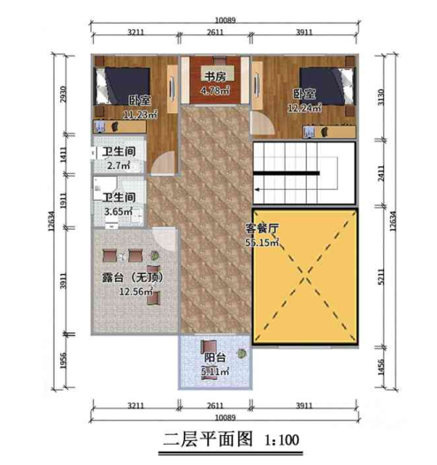 二層246平米歐式輕鋼別墅