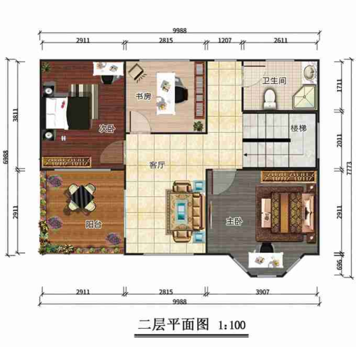 145平米歐式二層輕鋼別墅