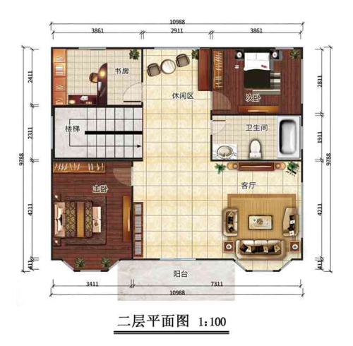 二層226平米歐式輕鋼別墅