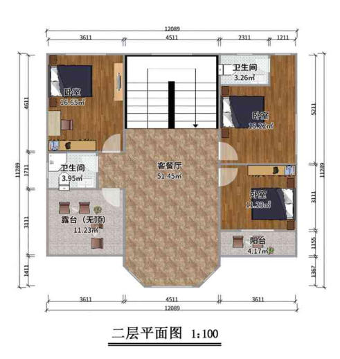 二層189平米歐式輕鋼別墅