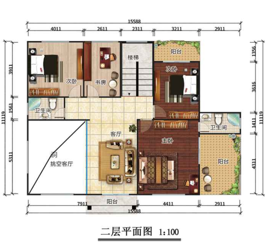 二層326平米歐式輕鋼別墅