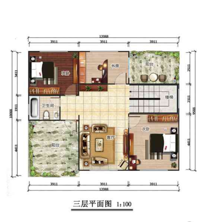 三層346平米歐式輕鋼別墅