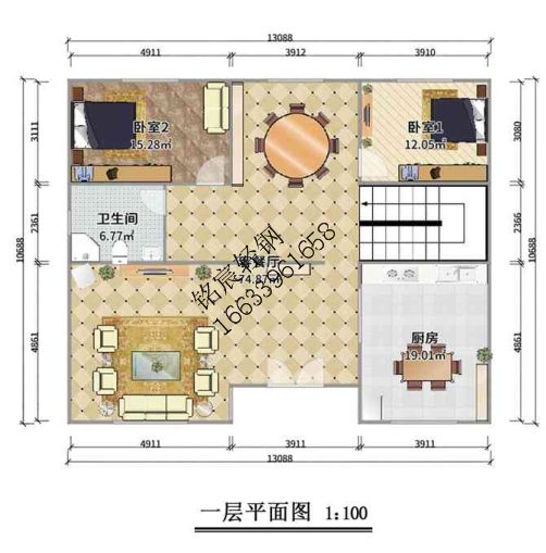 三層405平米歐式輕鋼別墅