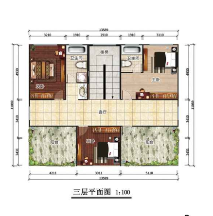 三層439平米歐式輕鋼別墅