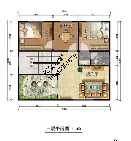 三層245平米歐式輕鋼別墅