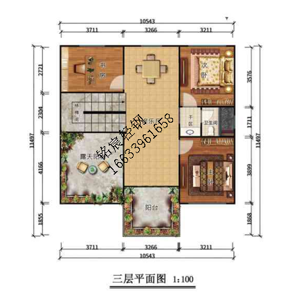 三層301平米歐式輕鋼別墅