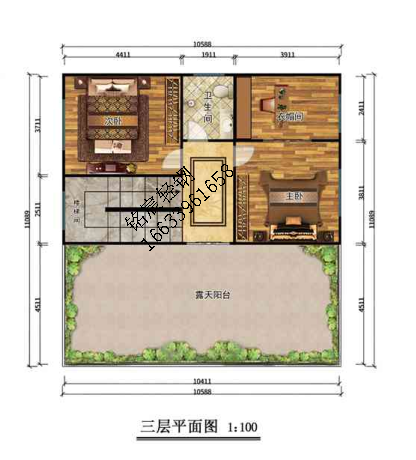 三層305平米歐式輕鋼別墅