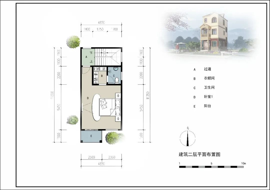 三層162平簡(jiǎn)歐式輕鋼別墅房屋